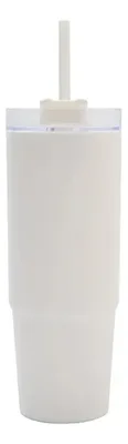 Taza Térmica Doble Pared 900ml Con Sorbete Azul Marino