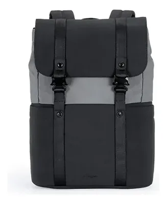 Mochila Urbana Poliéster Reciclado Gris Oscuro
