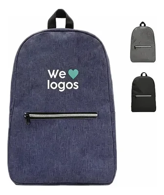 Mochila Polyester Compartimientos Ejecutiva Azul