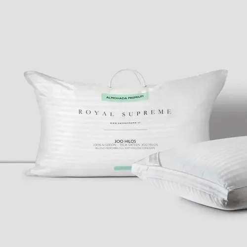 Almohada Premium Algodón Hipoalergénica 50x90