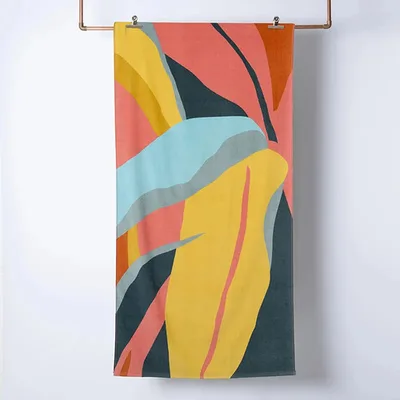 Toalla De Baño Algodón Velour 70x150cm Coral Claro