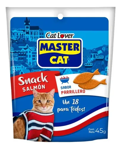 Snack Para Gatos Salmón A La Parrilla 45gr