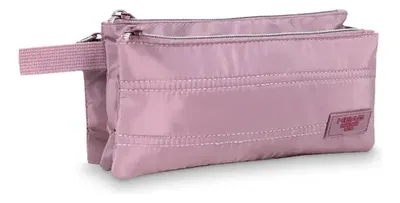 Estuche Escolar Head Celerio Quilt 3 Compartimentos Coral Claro