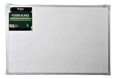 Pizarra Acrílica Blanca 90x60 Cm Bordes Aluminio