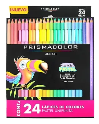 Lápiz Pastel Hexagonal 24 Colores Prisma