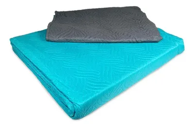 Quilt Hotpress Bicolor 2 Plazas Poliéster Coral Claro