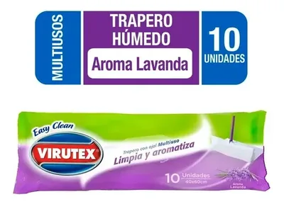 Paño Piso Multiuso Lavanda Desinfectante Coral Claro