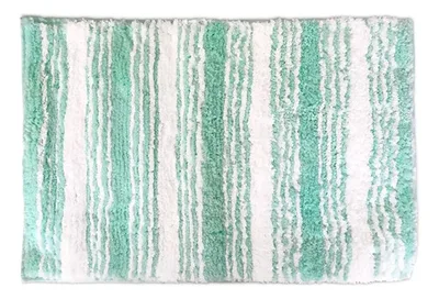 Alfombra De Baño Chenille Antideslizante 40x60cm Coral Claro