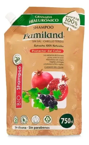 Shampoo Protector Color Cabello Teñido 750ml