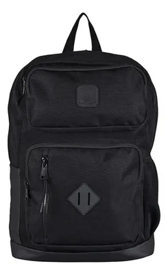 Mochila Escolar Faren 28l Impermeable Negra Negro