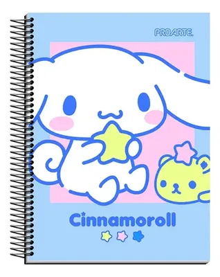 Cuaderno Espiral Cinnamoroll Carta 150 Hojas Celeste