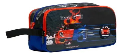 Estuche Escolar Head Atos Racing Azul Azul