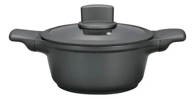 Olla Antiadherente Aluminio Fundido 28cm Negro