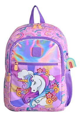 Mochila Escolar Linder 25l Acolchada Niños Rosa