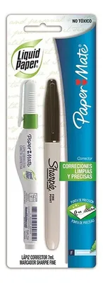 Set Universitario Corrector Líquido Paper Mate