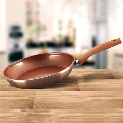 Sartén Antiadherente Titanio 24cm Cocina Coral Claro