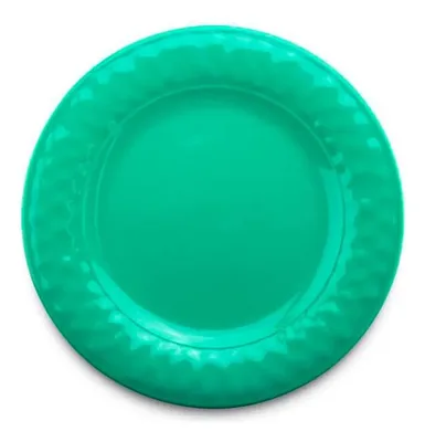 Platillo De Té Melamina Provenzal Turquesa