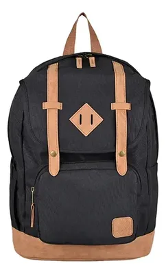 Mochila Escolar Urban Black 35l Impermeable Negro