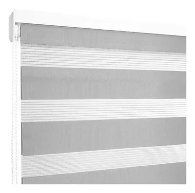 Cortina Roller Duo Poliéster 120x165cm Gris