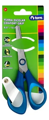 Tijera Escolar 5.5 Pulgadas Confort Grip