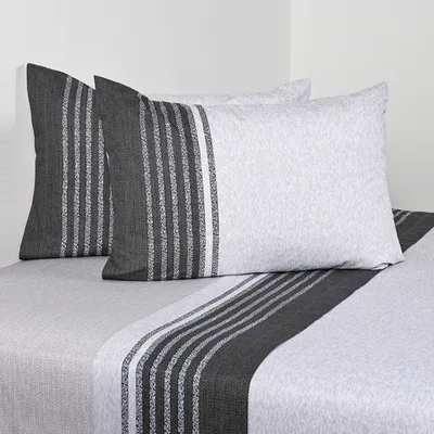 Set De Sábanas 200 Hilos Estampadas 2.5 Plazas Verde Oscuro