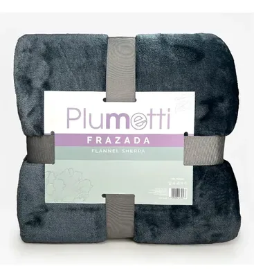 Frazada Flannel Térmica 2 Plazas Poliéster Coral Claro
