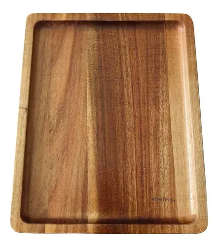 Tabla De Aperitivo Madera Acacia Natural Natural
