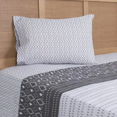Set De Sábanas Estampadas 144 Hilos 1.5 Plazas Policotton