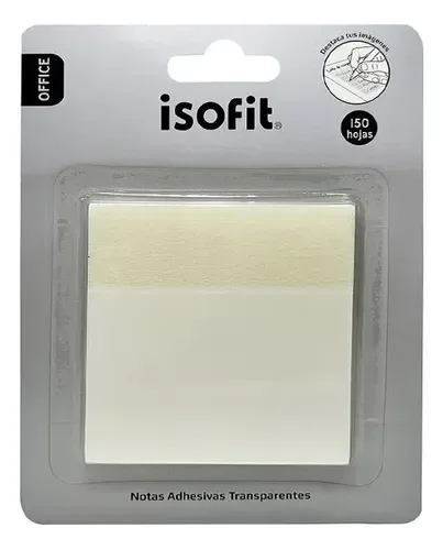 Notas Adhesivas Transparentes Isofit