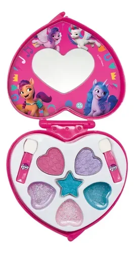 Set De Maquillaje Infantil My Little Pony Con Espejo