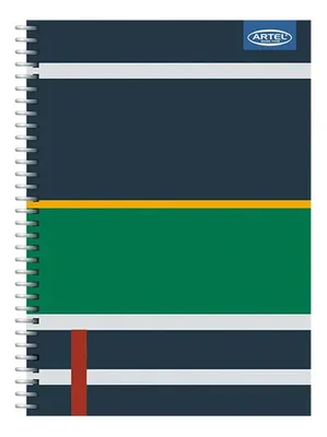 Cuaderno Espiral 120 Hojas Tapa Dura Matemática Verde