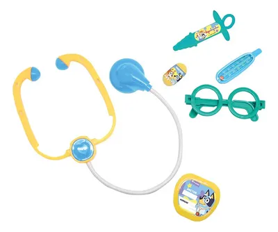 Set De Doctor Infantil Bluey 6 Piezas
