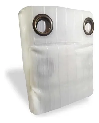 Velo Cortina Fantasía Poliéster Argolla Blanco