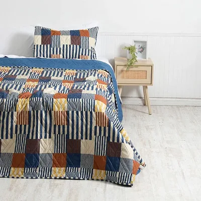 Quilt Estampado 1.5 Plaza Poliéster Mashini