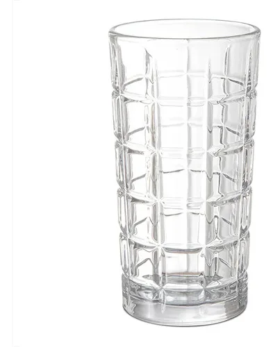 Set 6 Vasos Altos Glasgow Vidrio 380cc