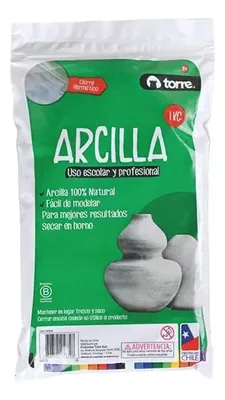 Arcilla Natural 1 Kg Para Modelar Y Manualidades