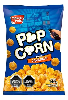 Pop Corn Cabritas Caramelo 140gr Marco Polo