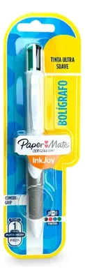 Bolígrafo Paper Mate Inkjoy Quatro 4 Colores Amarillo