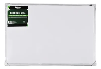 Pizarra Acrílica Blanca 120x90 Cm Bordes Aluminio