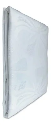 Mantel Jacquard Texturizado Premium Poliéster Blanco