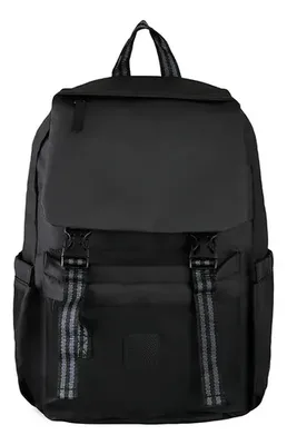 Mochila Escolar Cosmopolitan 23l Acolchada Negro