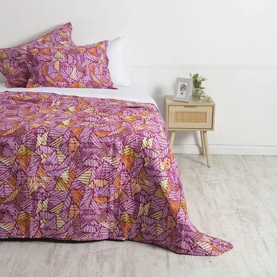 Quilt Estampado Reversible 2.5 Plazas Poliéster