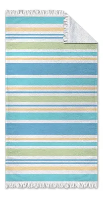 Toalla De Playa Jacquard Algodón 90x180cm Verde