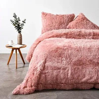 Cobertor Shaggie Microfibra Rosa Suave