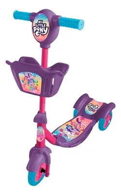Tri-scooter Infantil Con Luz My Little Pony