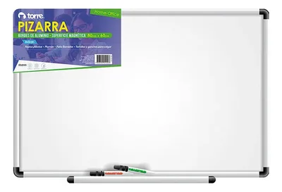 Pizarra Acrílica Magnética Blanca 60x80cm Blanco