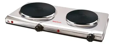 Cocina Eléctrica Dinamic Duo 2 Platos Inoxidable Inoxidable