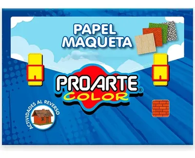 Papel Maqueta Proarte 9 Hojas Multicolor Diseños