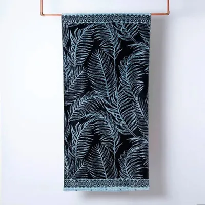 Toalla De Playa Algodón 100% Velour Estampada Coral Claro