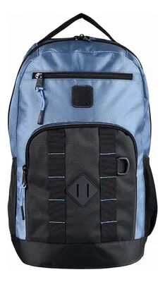 Mochila Escolar Newbery 26l Impermeable Azul Azul